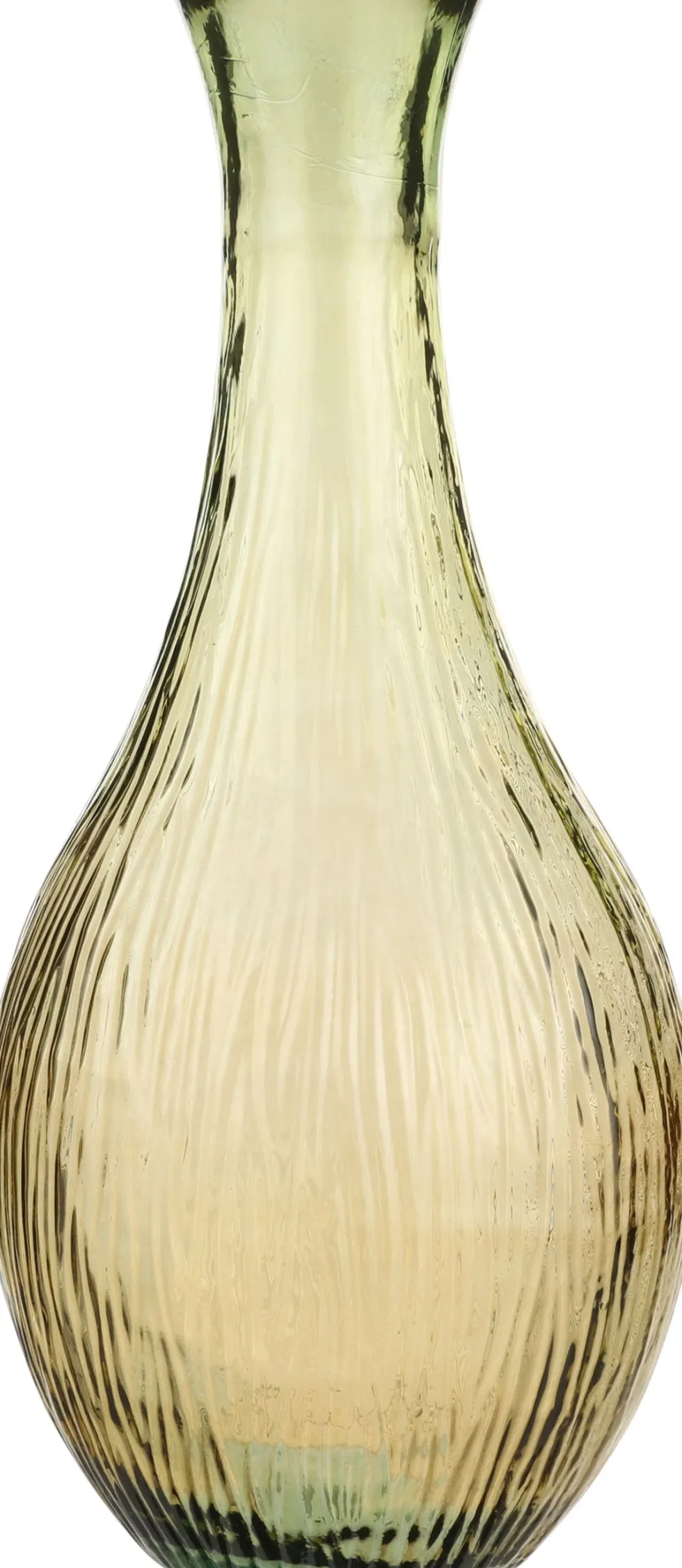 Mica Decorations kerstvaas Dix geel D 34 H 75 cm
