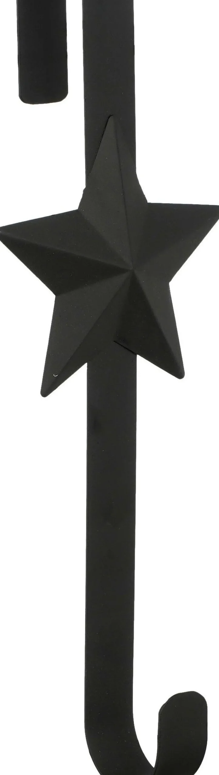 Mica Decorations kranshouder ster zwart 14 x 11 x 39