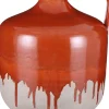 Mica Decorations kruik rood D 30 H 32 cm