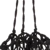 Mica Decorations plantenhanger zwart D 17 H 75 cm