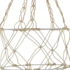 Mica Decorations plantenhanger macramé crème D 24 H 75 cm