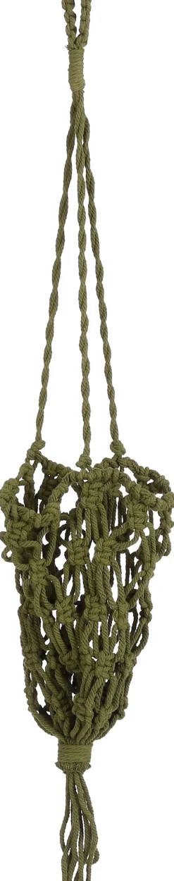 Mica Decorations plantenhanger groen D 17 H 75 cm