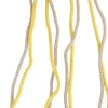 Mica Decorations plantenhanger macramé Knoop bruin / geel H 140 cm