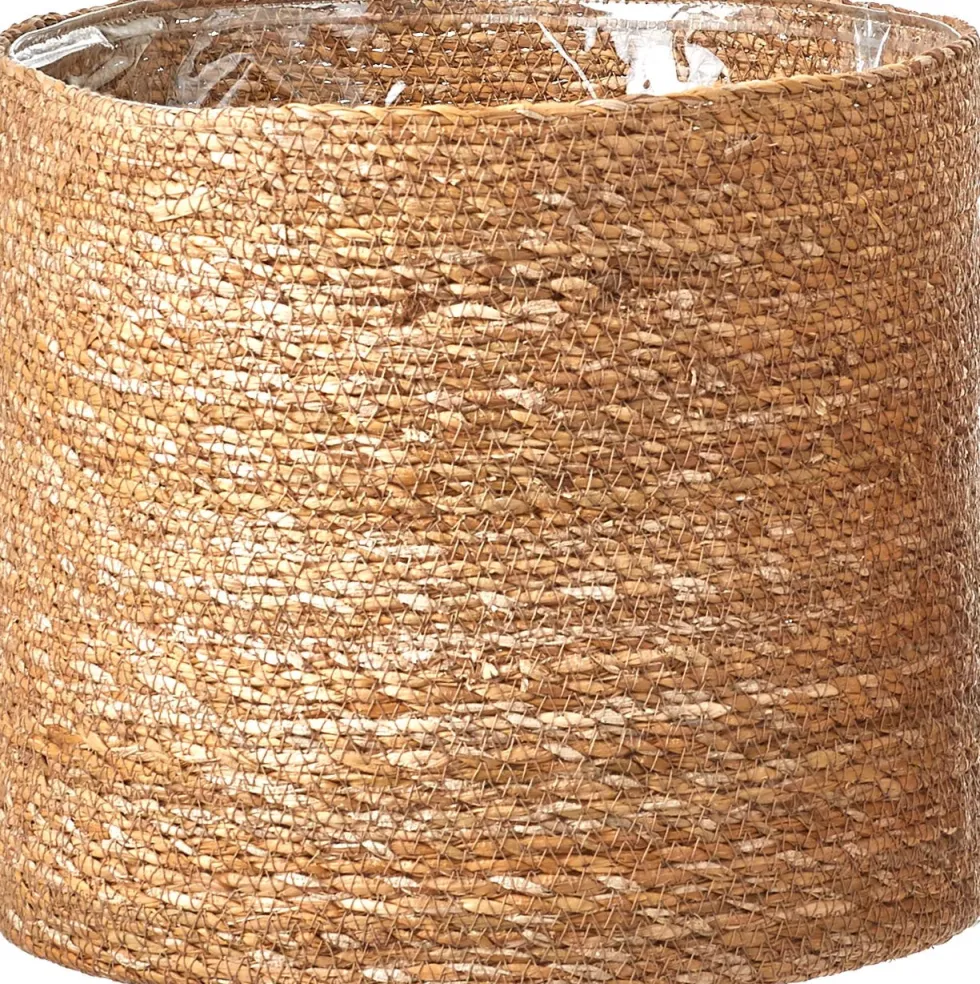 Mica Decorations plantenmand Atlantic bruin D 30 H 26 cm