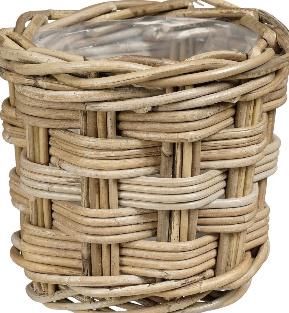 Mica Decorations plantenmand Marcia naturel D 18 H 16 cm