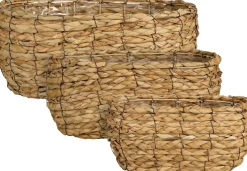 Mica Decorations plantenmand Dano bruin 39 x 27 x 17 cm