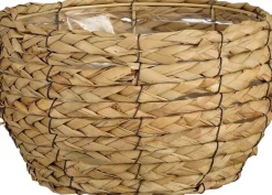 Mica Decorations plantenmand Dano bruin D 26 H 15 cm
