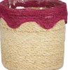 Mica Decorations plantenmand Ella roze D 18 H 18 cm