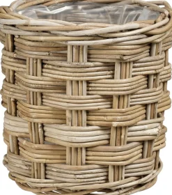 Mica Decorations plantenmand Marcia naturel D 24 H 25 cm