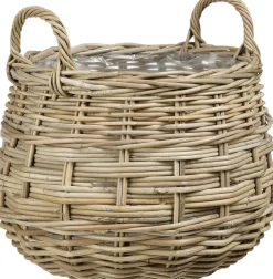Mica Decorations plantenmand Marcia naturel D 44 H 40 cm