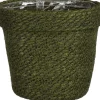 Mica Decorations plantenmand Raja groen D 19 H 17,5 cm