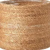 Mica Decorations plantenmand Atlantic bruin D 26 H 24 cm