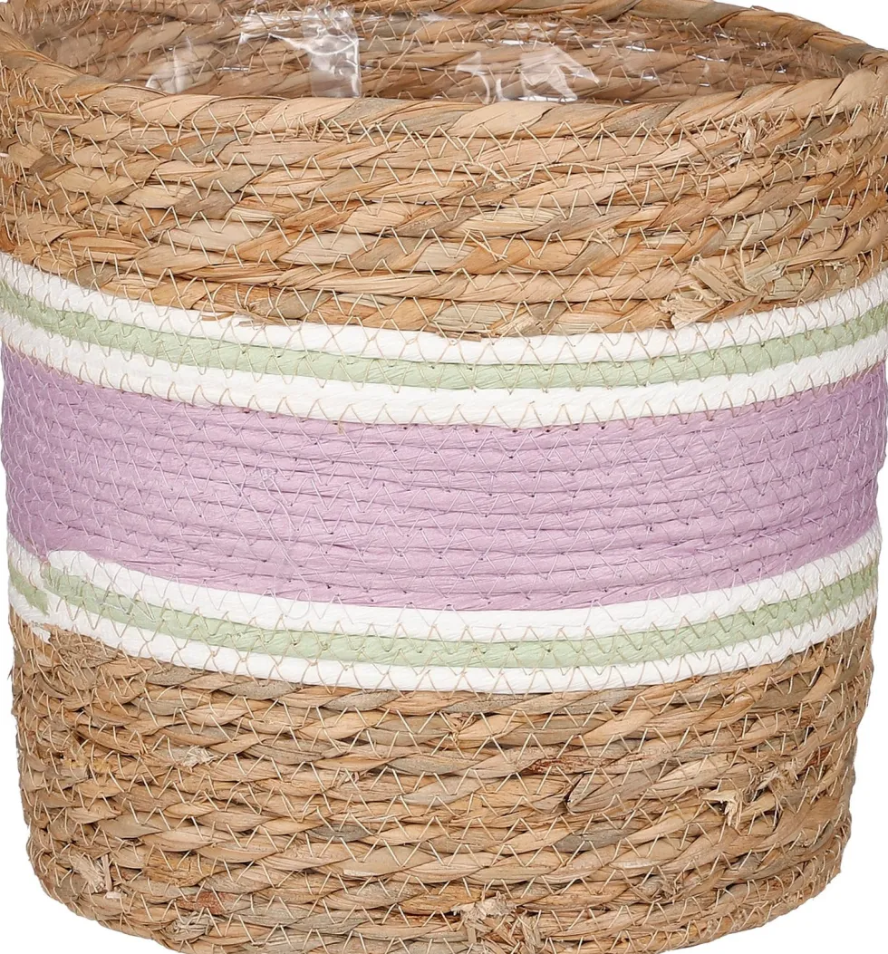 Mica Decorations plantenmand Rachel paars D 23 H 23 cm