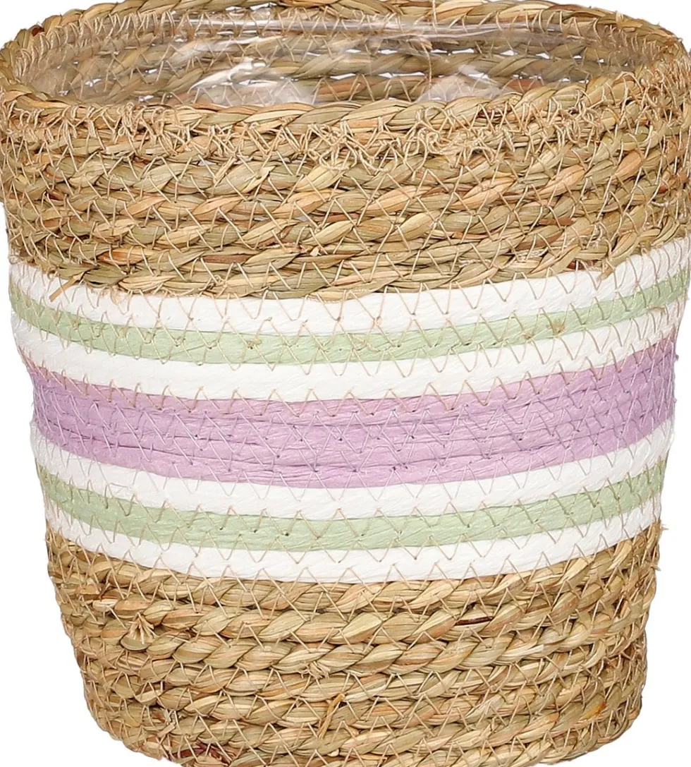 Mica Decorations plantenmand Rachel paars D 16 H 16 cm