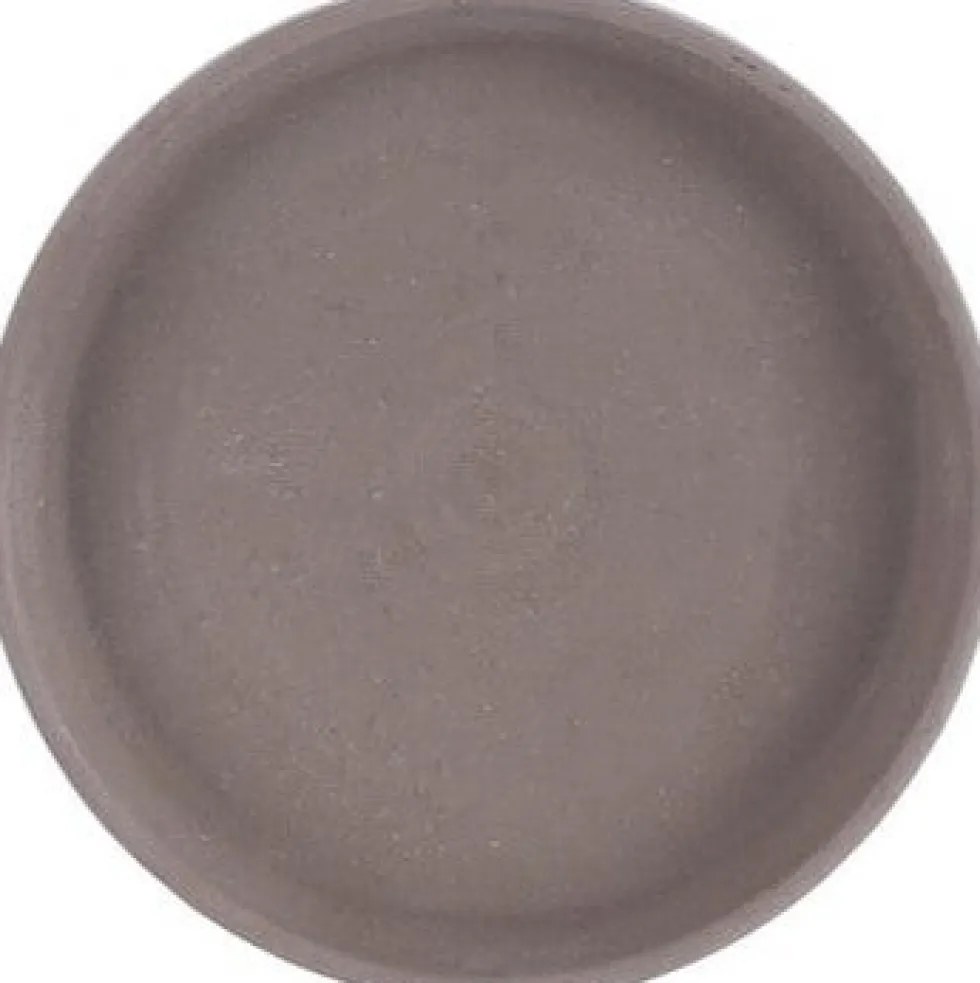 Mica Decorations plantenschotel Stan grijs D 9 H 1,5 cm