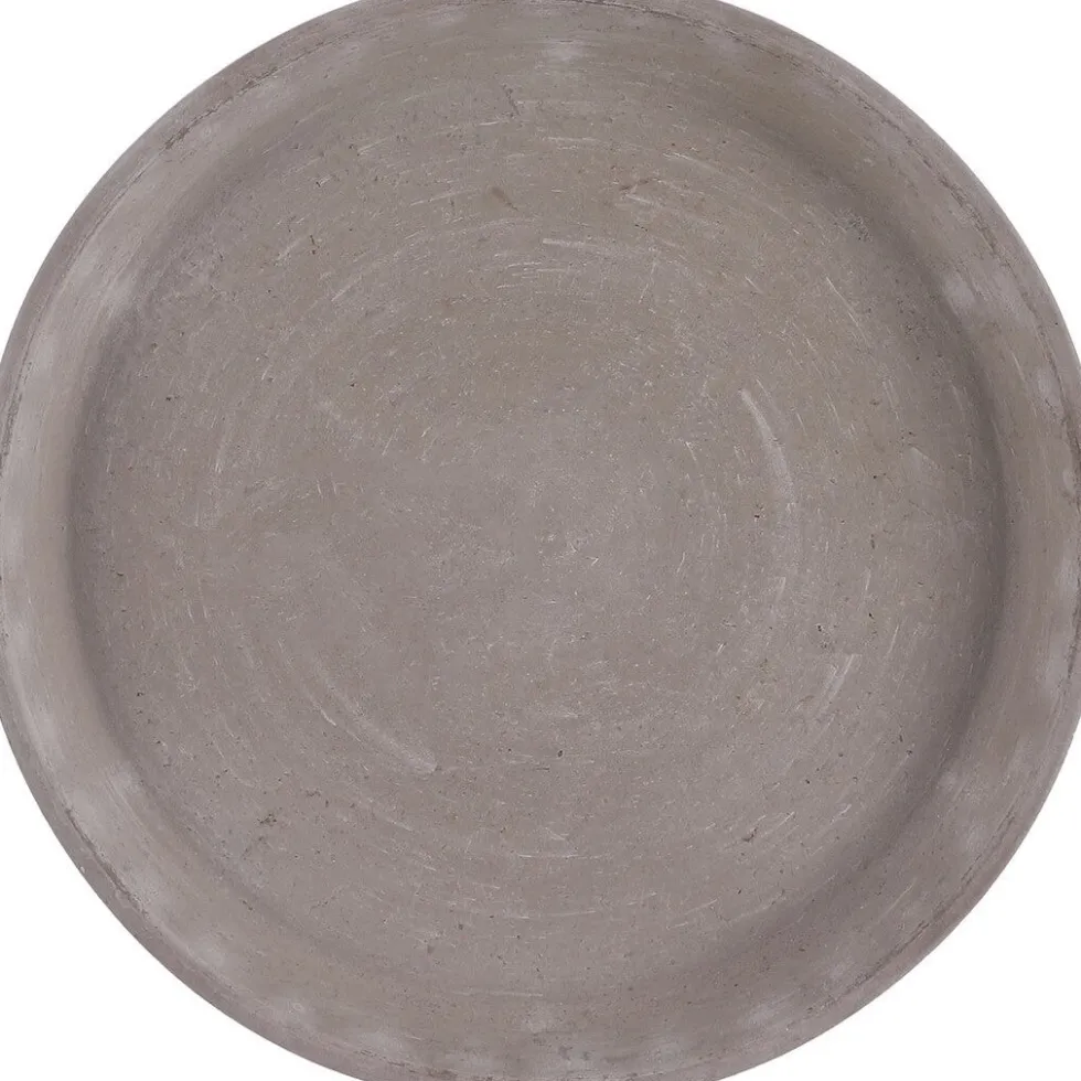 Mica Decorations plantenschotel Stan grijs D 24 H 3 cm