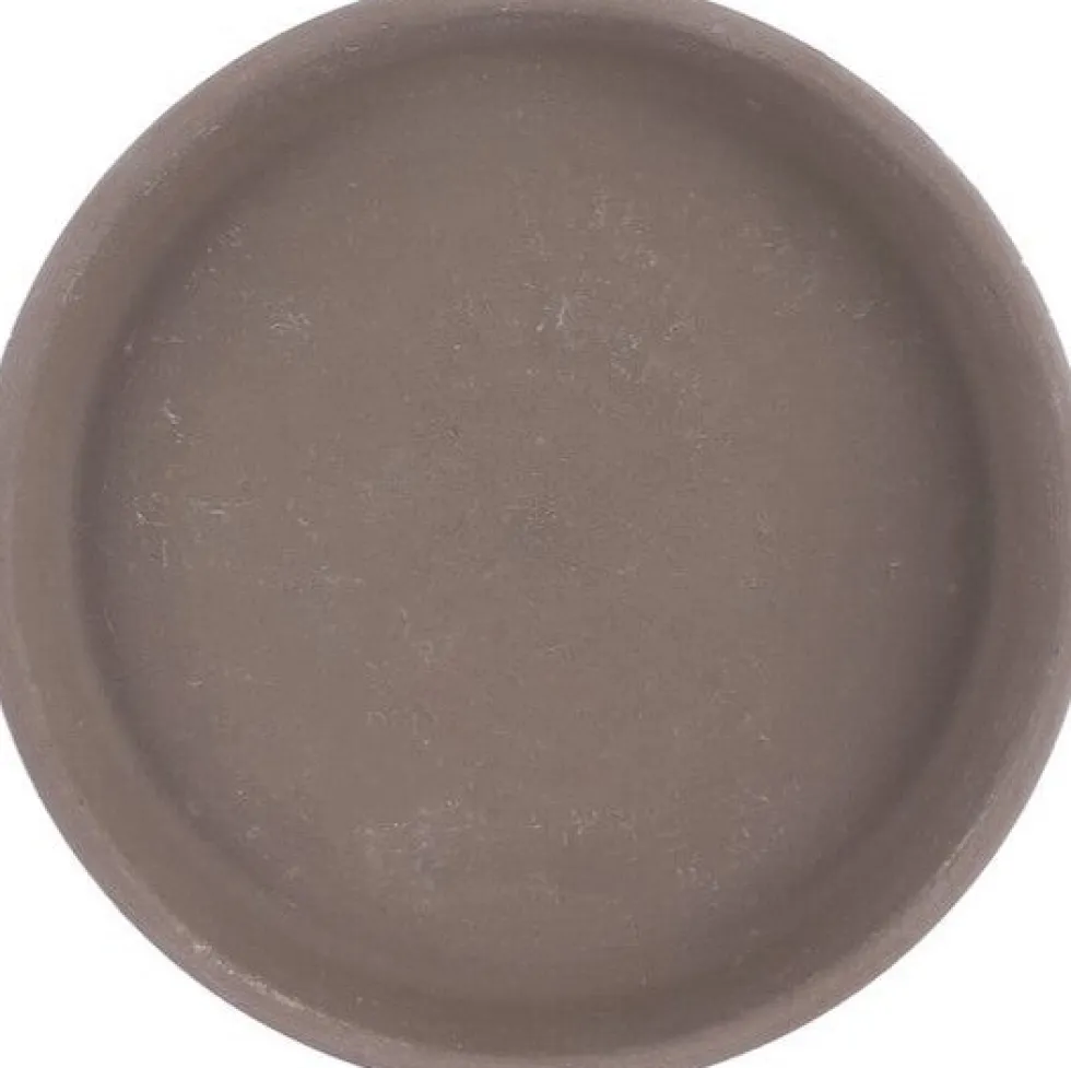 Mica Decorations plantenschotel Stan grijs D 13,5 H 2 cm