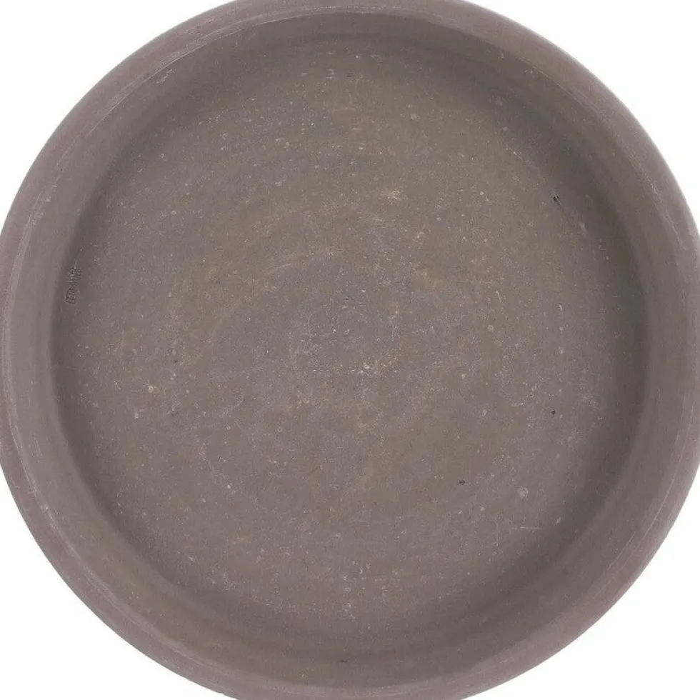Mica Decorations plantenschotel Stan grijs D 20,5 H 3 cm