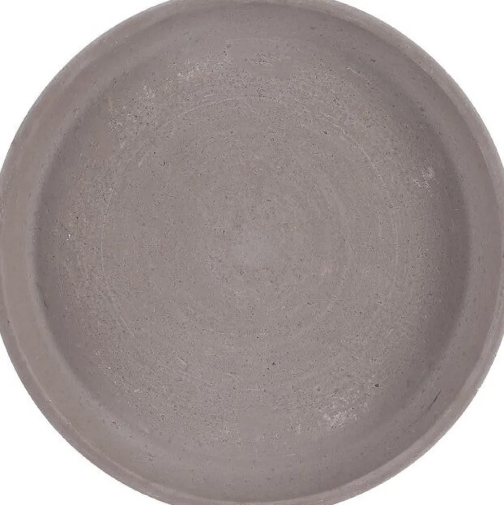 Mica Decorations plantenschotel Stan grijs D 16 H 2 cm