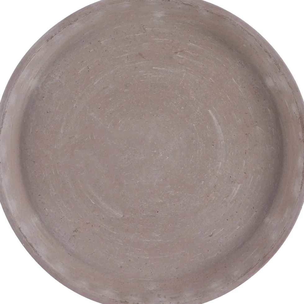 Mica Decorations plantenschotel Stan grijs D 32 H 5 cm