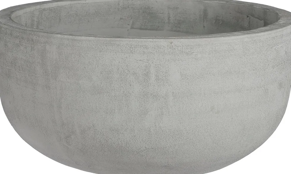 Mica Decorations plantenschaal Cairo grijs D 36 H 17 cm