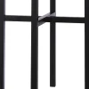 Mica Decorations plantenstandaard Ascot XL zwart 41,5 x 41,5 x 50 cm
