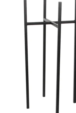 Mica Decorations plantenstandaard Ascot zwart 24 x 24 x 55 cm