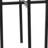 Mica Decorations plantenstandaard Ascot zwart 20,5 x 20,5 x 35 cm