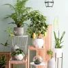 Mica Decorations plantenstandaard Ascot roest 16,5 x 16,5 x 25 cm