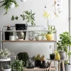 Mica Decorations plantenstandaard Ascot zwart 14 x 14 x 25 cm