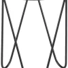 Mica Decorations plantenstandaard zwart D 17 H 21,5 cm