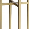 Mica Decorations plantenstandaard Ascot goud 16,5 x 16,5 x 25 cm