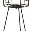 Mica Decorations plantenstandaard Midar zwart D 19 H 50 cm