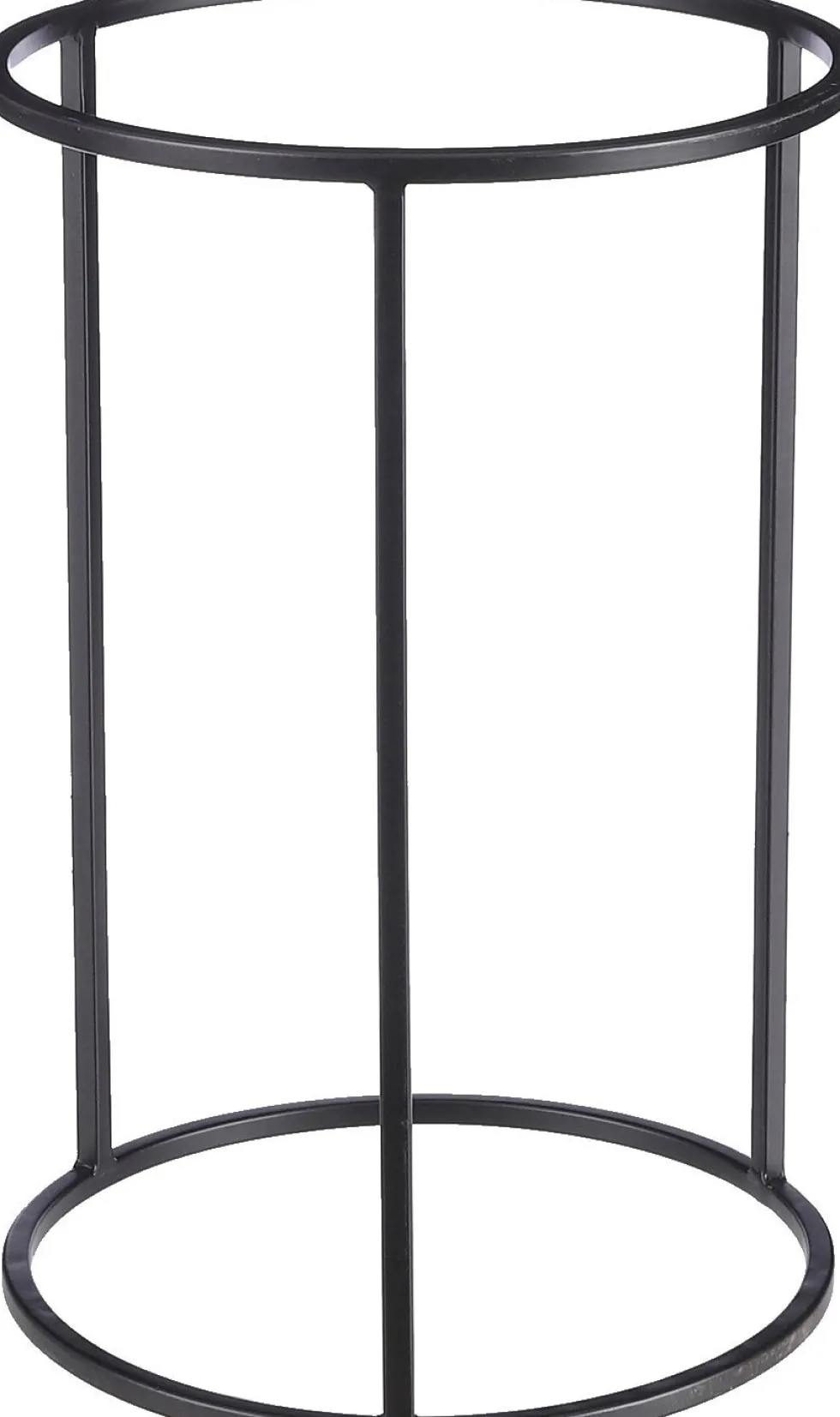 Mica Decorations plantenstandaard zwart D 42 H 75 cm