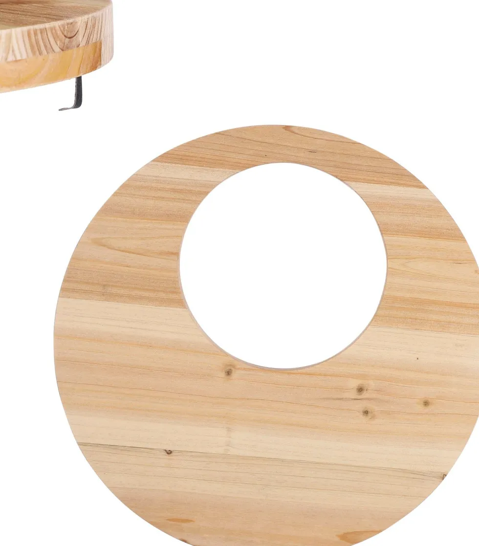 Mica Decorations plantenstandaard Thompson naturel D 35 H 3 cm