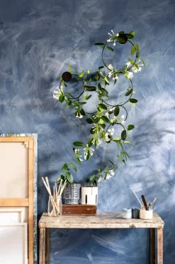 Mica Decorations plantensteun cirkel goud D 28 cm