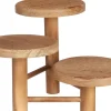 Mica Decorations plantentafel naturel D 29 H 20,5 cm