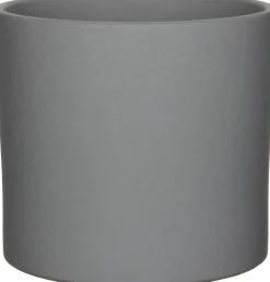 Mica Decorations pot Era rond D 23 cm H 21,5 cm mat grijs