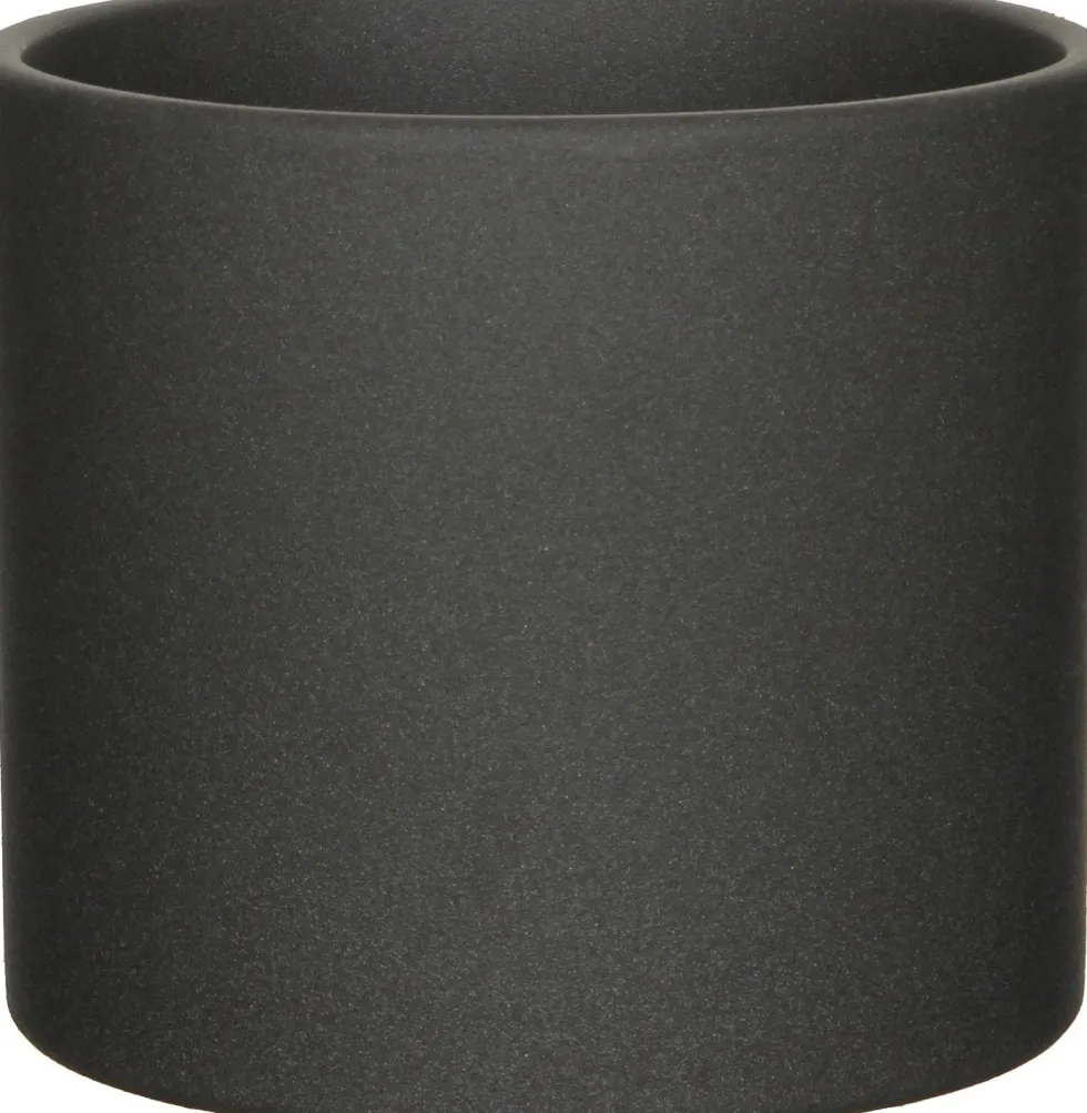 Mica Decorations pot Era rond D 19,5 H 17,5 cm mat donkergrijs
