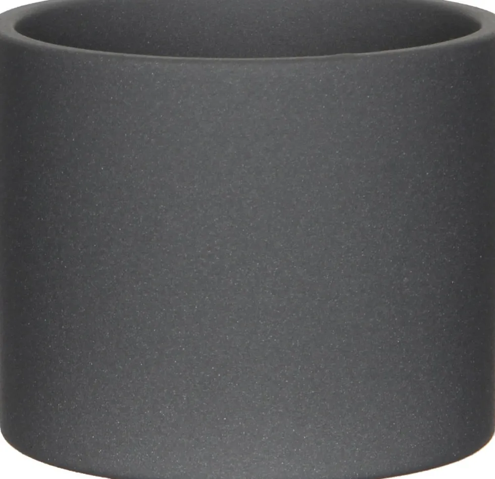 Mica Decorations pot Era rond D 15 H 13 cm mat grijs