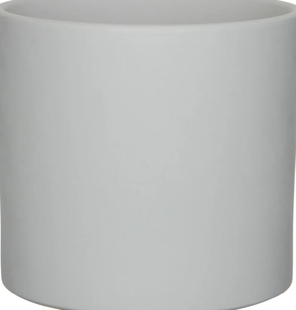 Mica Decorations pot Era rond D 23 H 21,5 cm mat lichtgrijs