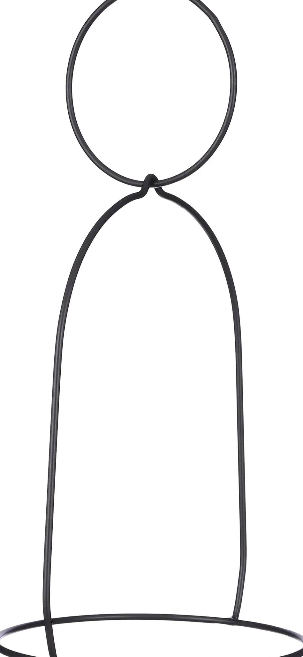 Mica Decorations pothouder zwart 27,5 x 23,5 x 48,5 cm
