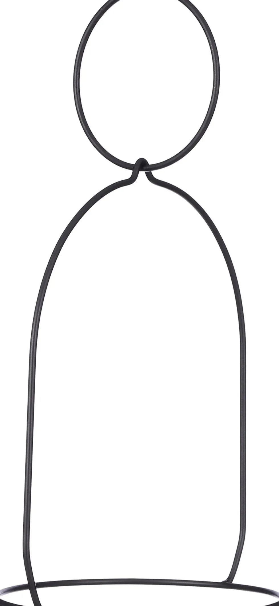 Mica Decorations pothouder zwart 25,5 x 21 x 44 cm