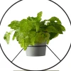 Mica Decorations pothouder zwart 40 x 11,5 x 42 cm