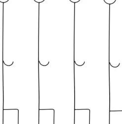 Mica Decorations tuinsteker Ziva 8 x 4 x 46 cm 4 stuks