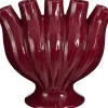 Mica Decorations tulpenvaas Serra rood 33 x 15,5 x 30 cm