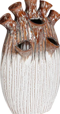 Mica Decorations tulpenvaas Saul bruin 25 x 15,5 x 42 cm