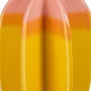 Mica Decorations vaas Aivy roze / geel D 12,5 H 23,5 cm