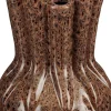 Mica Decorations vaas Alize roze / bruin D 23,5 H 35 cm