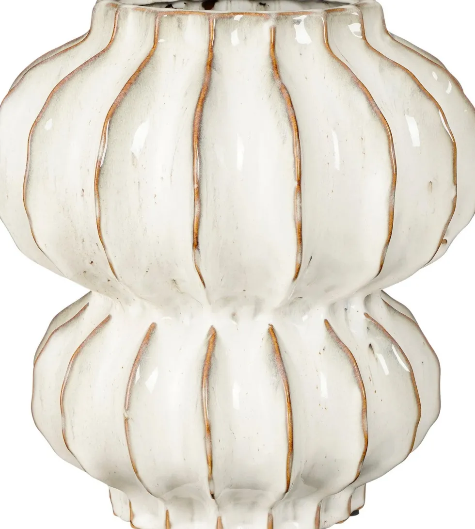 Mica Decorations vaas Altea wit D 33 H 35 cm